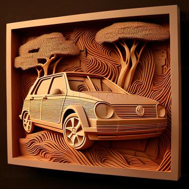 3D модель Volkswagen Golf (STL)